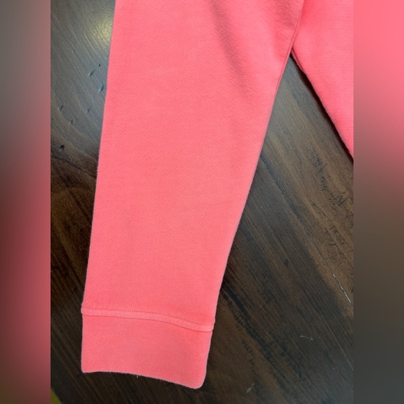 Talbots Beach Terry Shacket Size Small Bright Coral Spring Cozy Cruise Casual - Picture 5 of 13